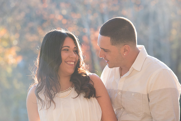 Southbury Connecticut Engagement Session photography with Autumn colors 
