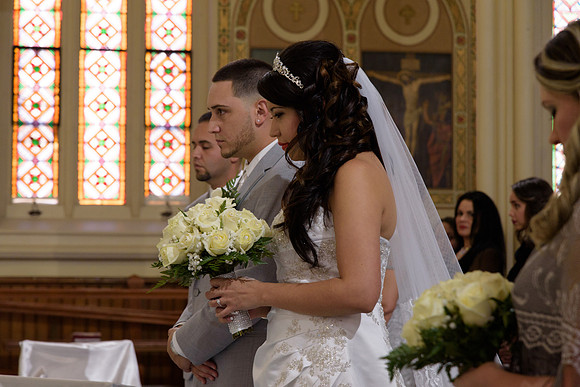 Connecticut Latino Wedding at Sacred Heart Church in Waterbury and reception at Grand Oak Villa in Oakville, Connecticut