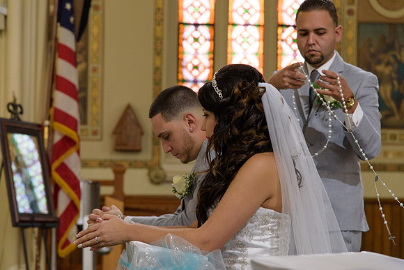 Connecticut Latino Wedding at Sacred Heart Church in Waterbury and reception at Grand Oak Villa in Oakville, Connecticut
