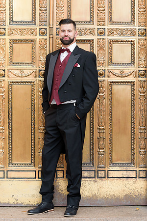 Groom wedding portraits, Hartford, City Hall, Hartford, Connecticut