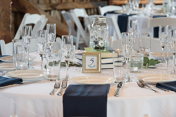 Wedding reception detail photo, Red Barns at Hampshire, College, Amherst Mass.