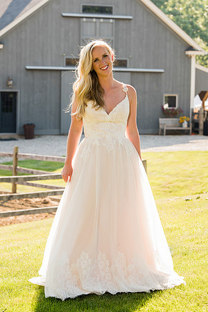 Backyard, rustic farm wedding