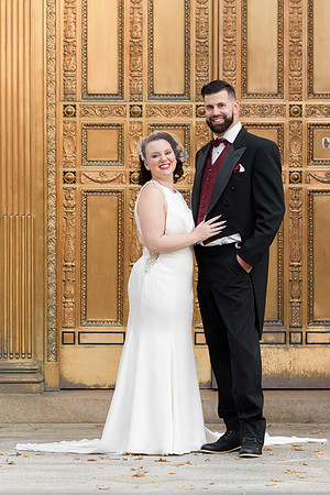 Bride and groom wedding portraits at Hartford City Hall Wedding in Hartford, Connecticut