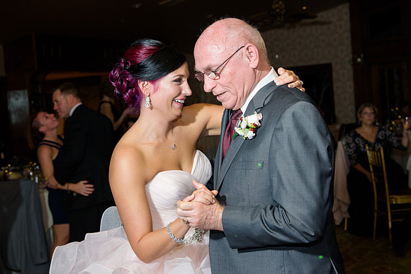 Father daughter dance at Saint Clements Castle in Portland, Connecticut