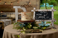 Rustic tent backyard wedding, Oxford, Connecticut. Pick up truck and reception detail shots.