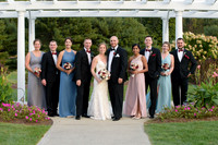 Wedding party bridesmaids and groomsmen photos at The Tradition Golf Club in Wallingford, CT