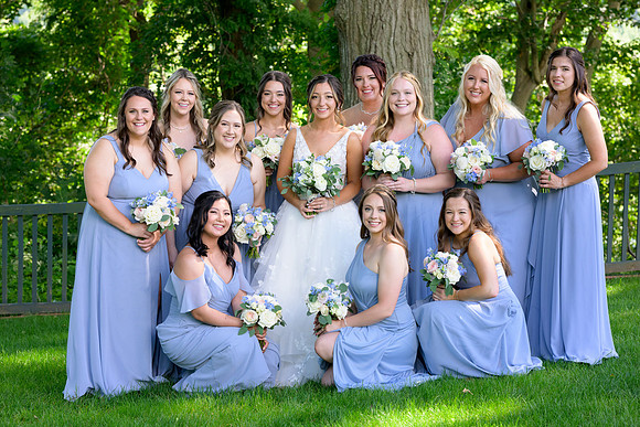 Summer wedding colors bridesmaids-Saint Clements Castle, Portland, Connecticut