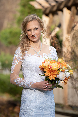 Autumn Wedding colors bride portrait, Crystal Peak, Winstead, Connecticut