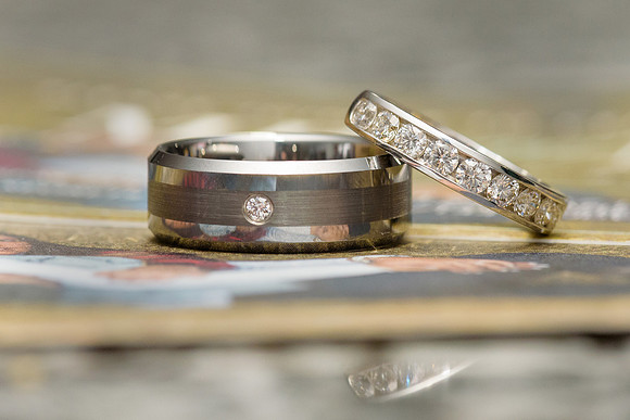 Detail Macro Wedding Ring Shots during getting ready shots