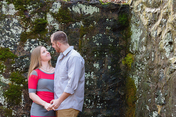 Engagement Shoot at Southford Falls Park in Southbury, Connecticut with waterfalls, covered bridges, forests, walkways and corges