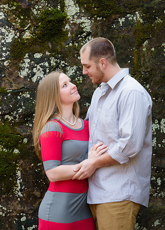 Engagement Shoot at Southford Falls Park in Southbury, Connecticut with waterfalls, covered bridges, forests, walkways and corges