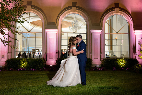 Wedding Night Photo at Aria in Prospect, Connecticut