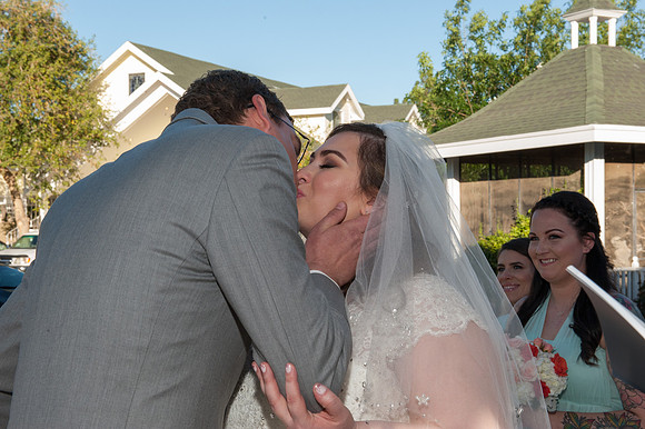 Lavnder and Old Lace wedding ceremony and reception in Mesa Arizona destination wedding
