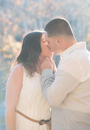 Southbury Connecticut Engagement Session photography with Autumn colors 