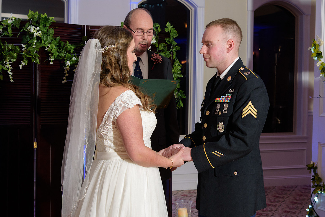 Military Wedding at Testas Banquet Facility in Southington Connecticut