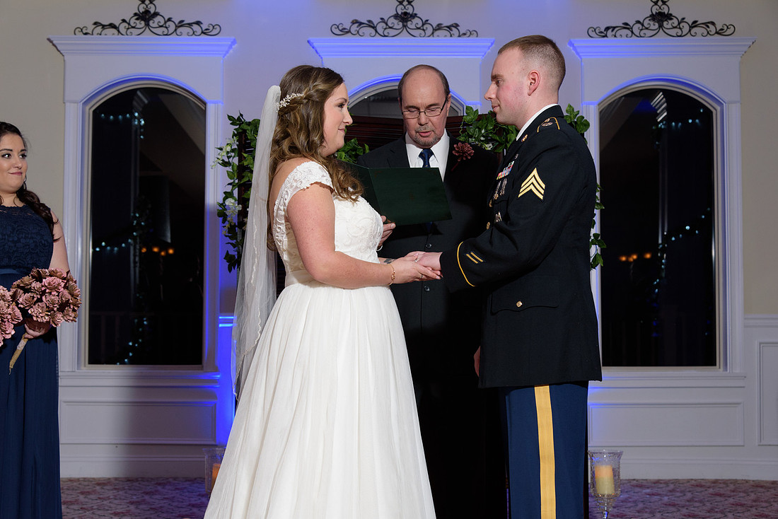 Military Wedding at Testas Banquet Facility in Southington Connecticut