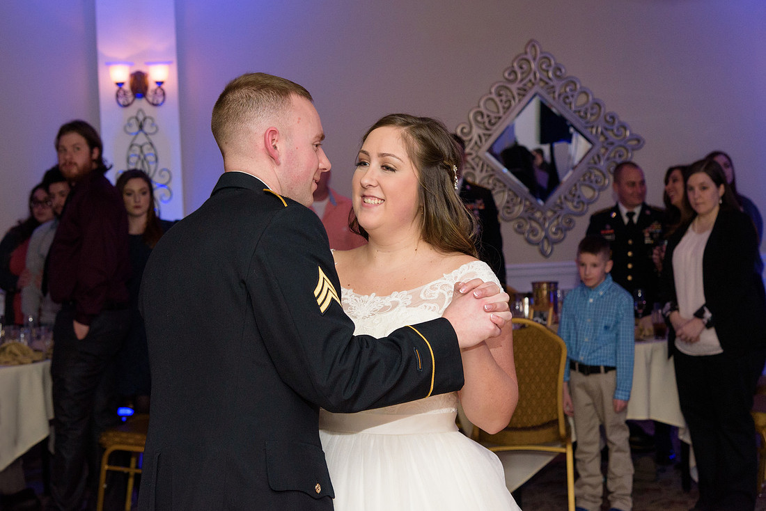 Military Wedding at Testas Banquet Facility in Southington Connecticut