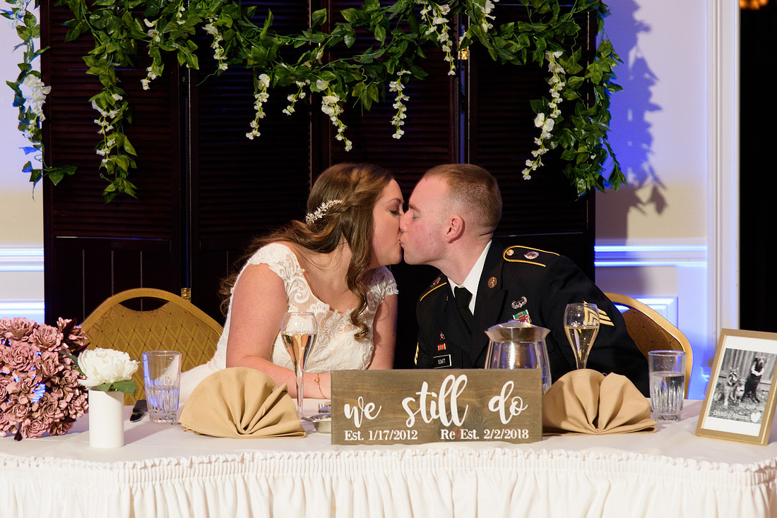 Military Wedding at Testas Banquet Facility in Southington Connecticut
