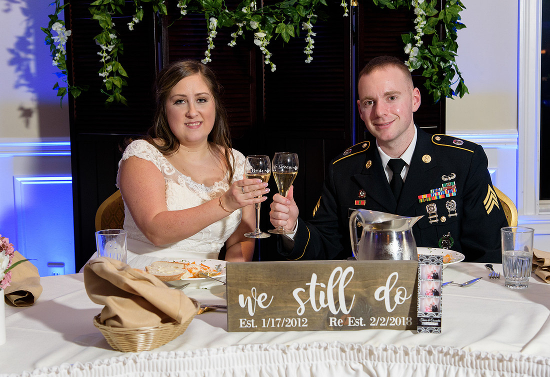 Military Wedding at Testas Banquet Facility in Southington Connecticut
