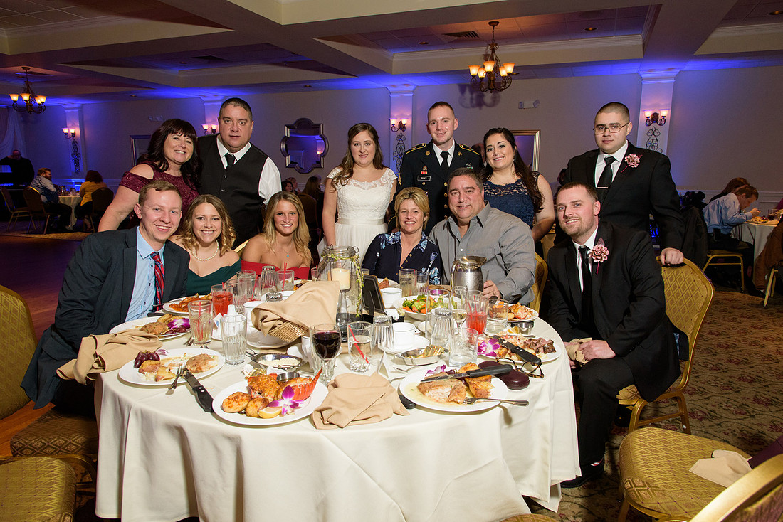 Military Wedding at Testas Banquet Facility in Southington Connecticut