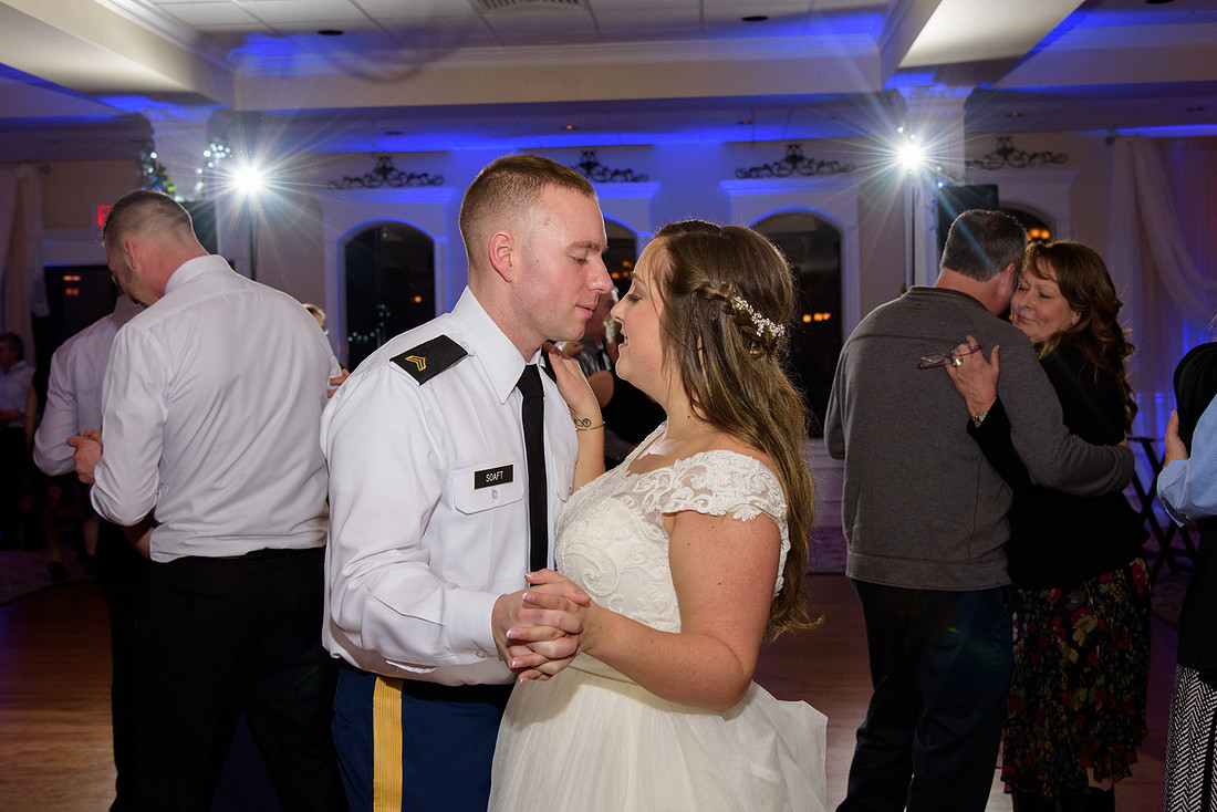 Military Wedding at Testas Banquet Facility in Southington Connecticut