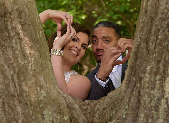 Top Wedding Photogapher shoots wedding featuring bridal portraits in Waterbury Park, and ceremony and reception at the Greek Orthodox Church in Waterbury