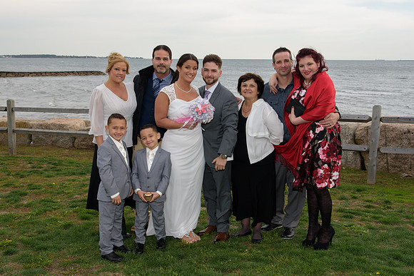 West Haven Connecticut Wedding Ceremony and Portraits on the Connecticut Coast by John Munno Weddings Photographer