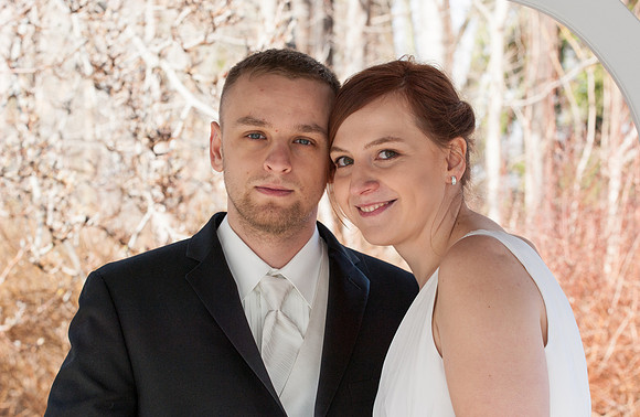 Simple and affordable wedding ceremony and portrait session in Brookfield Connecticut