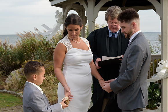 West Haven Connecticut Wedding Ceremony and Portraits on the Connecticut Coast by John Munno Weddings Photographer