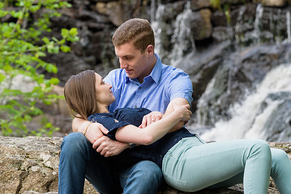 Southford Falls State Park Engagement Session-Oxford, Connecticut