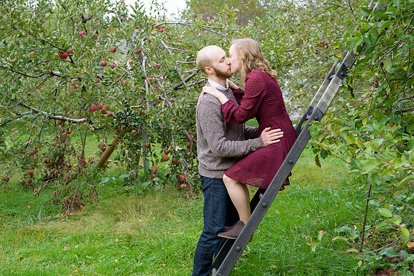 New Hartford Farm and Apple Orchard Engagement Session, New Hartford, Connecticut