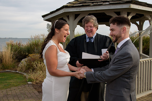 West Haven Connecticut Wedding Ceremony and Portraits on the Connecticut Coast by John Munno Weddings Photographer