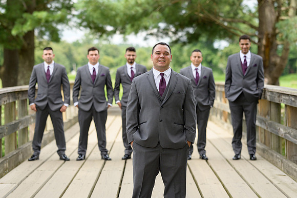 Groom and groomsmen portrait, Heritage Hotel, Southbury, Connecticut