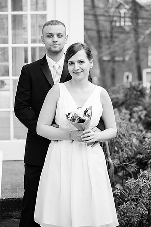 Simple and affordable wedding ceremony and portrait session in Brookfield Connecticut
