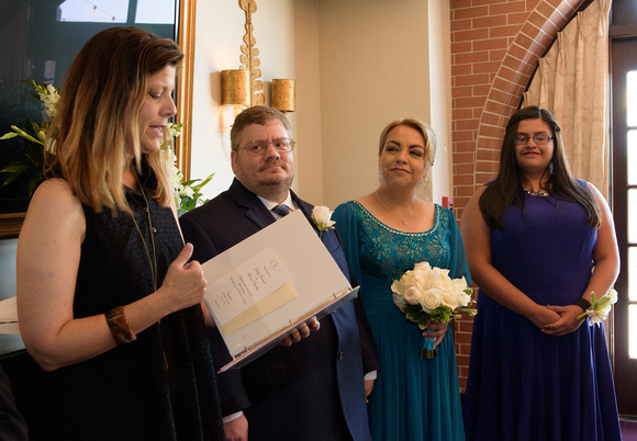 Intimate wedding ceremony, portraits and reception photograpy at Chapel Grille in Cranston, Rhode Island