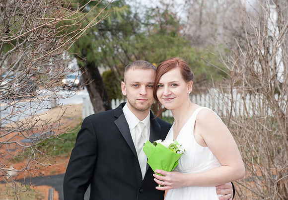 Simple and affordable wedding ceremony and portrait session in Brookfield Connecticut