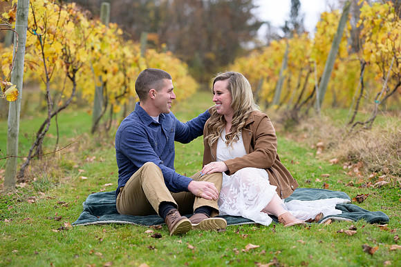 Hawk Ridge Winery Engagement-Watertown, Connecticut.